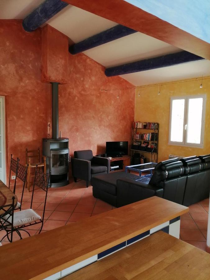 Villa Le Soleil Du Ventoux Entrechaux Exterior foto