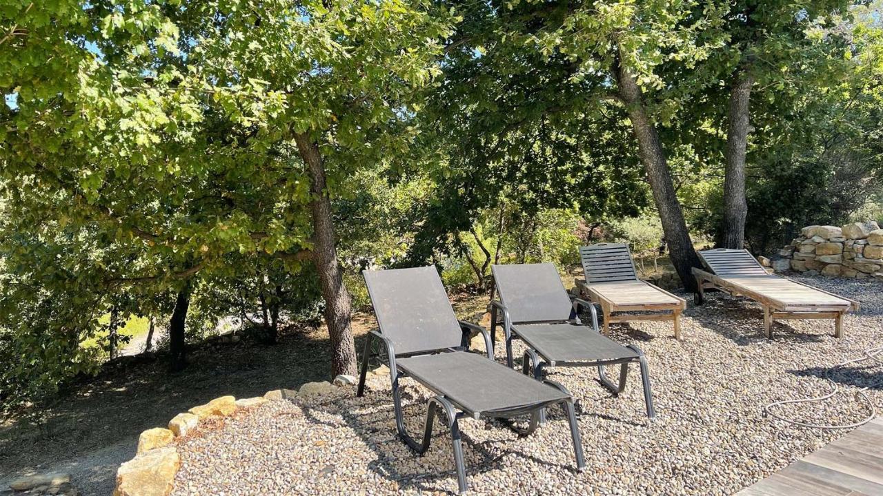 Villa Le Soleil Du Ventoux Entrechaux Exterior foto