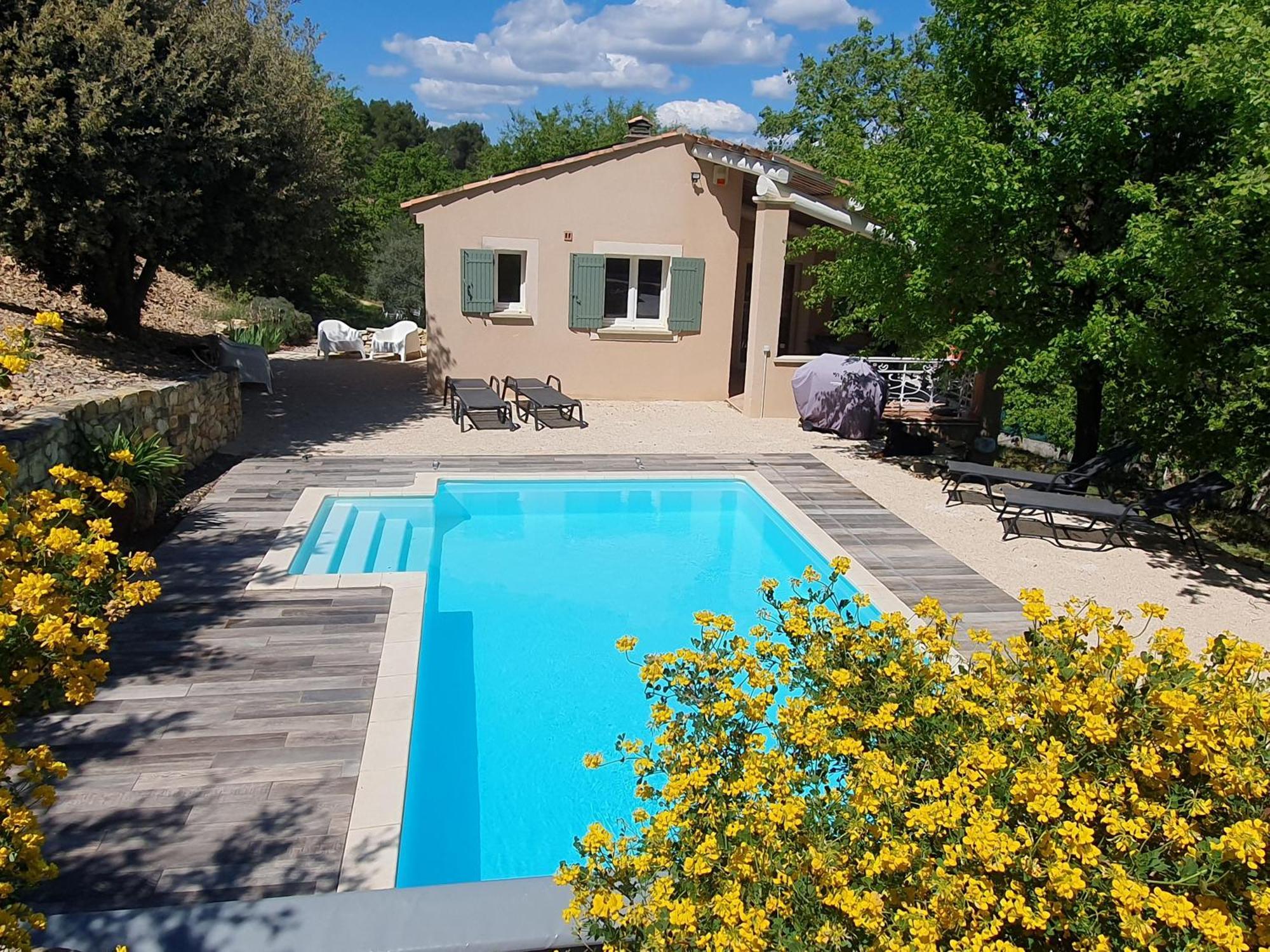 Villa Le Soleil Du Ventoux Entrechaux Exterior foto