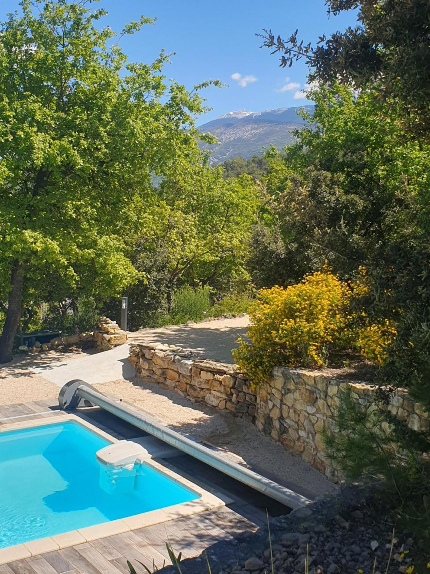 Villa Le Soleil Du Ventoux Entrechaux Exterior foto