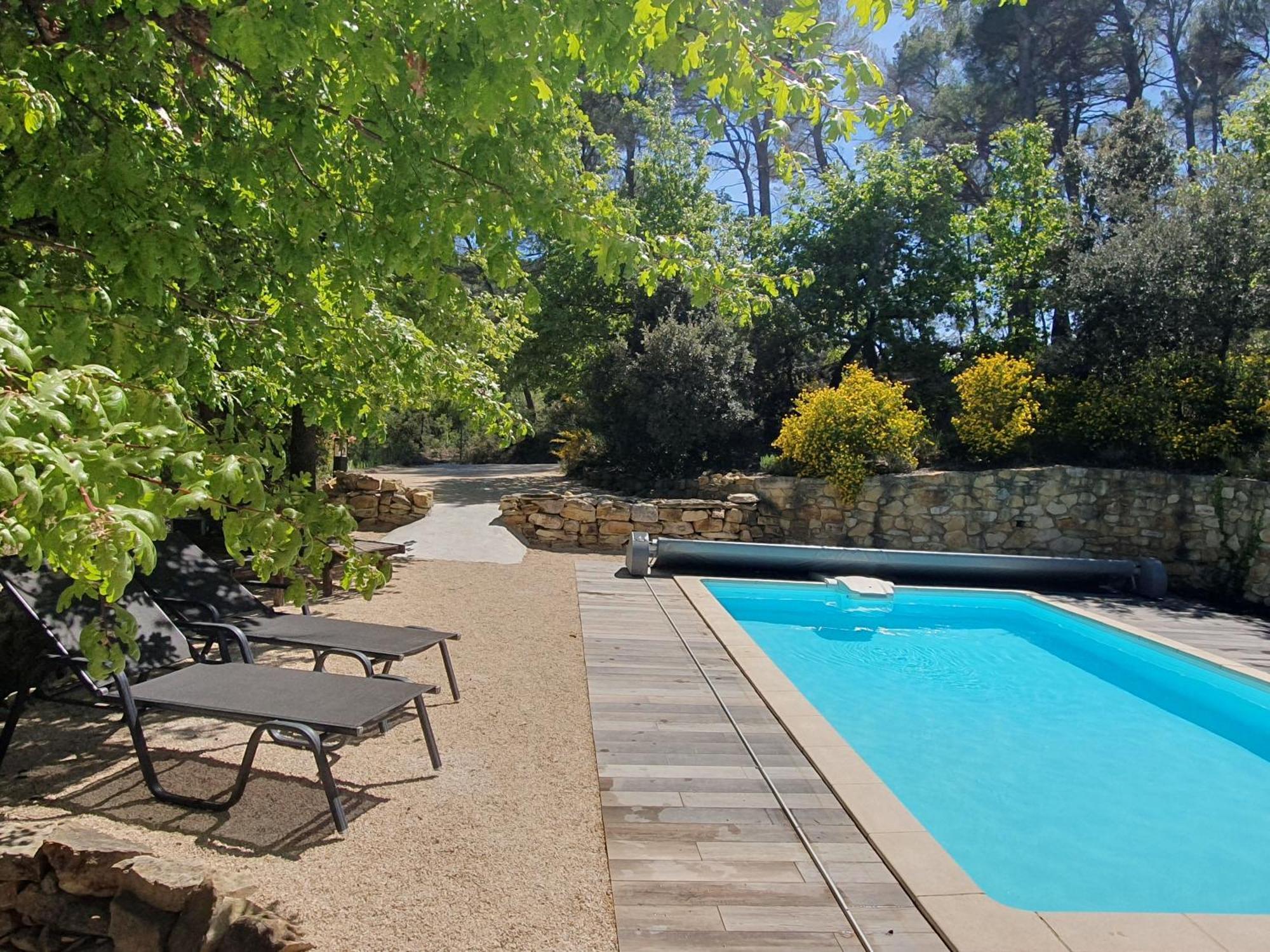 Villa Le Soleil Du Ventoux Entrechaux Exterior foto