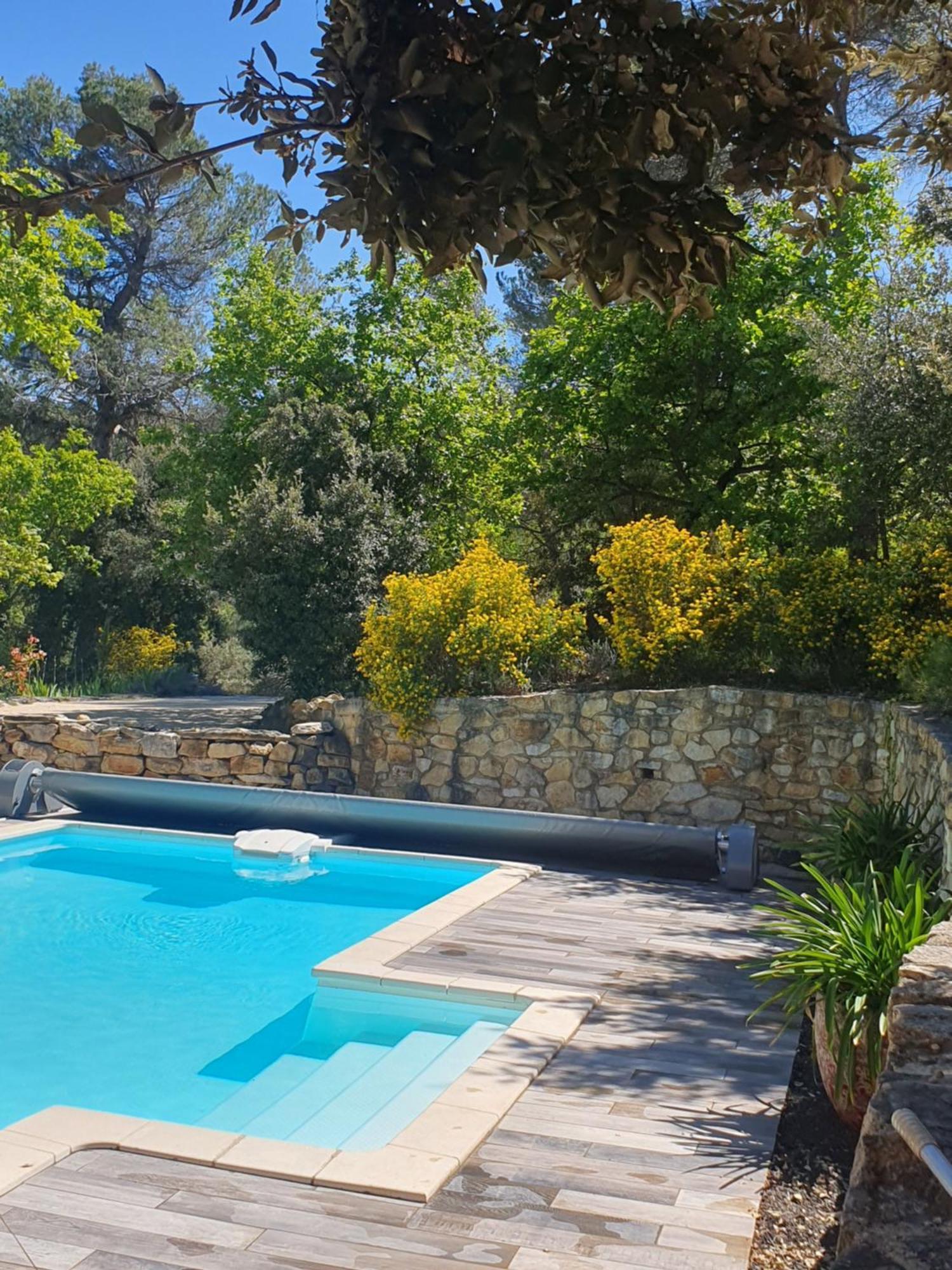 Villa Le Soleil Du Ventoux Entrechaux Exterior foto